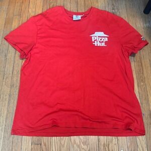 Primark TMNT Pizza Hut Graphic T-Shirt Mens 2XL Red Raphael Splinter 2023 Tee